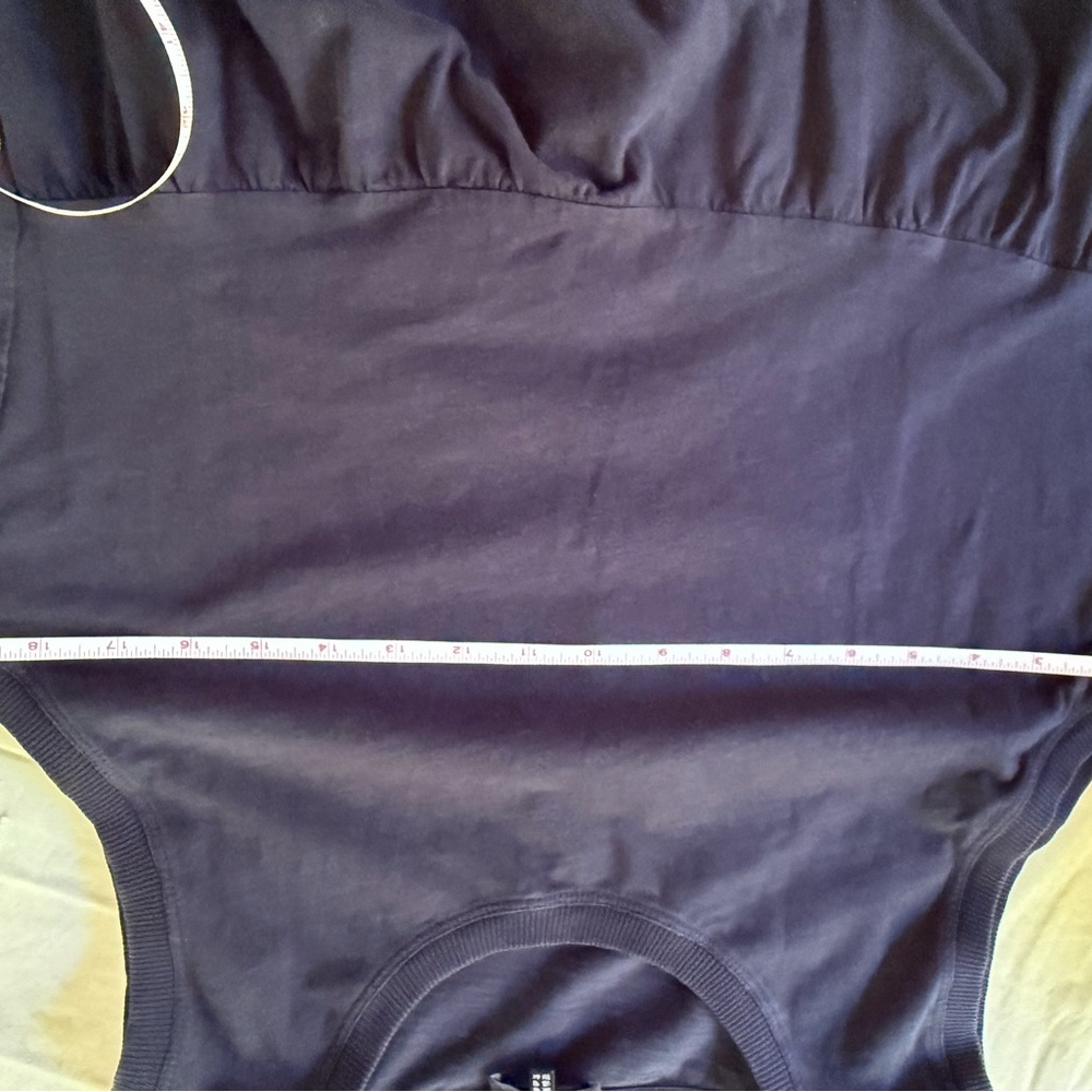 me and em Sleeveless Tiered Slub Maxi Dress navy blue - Picture 9 of 9